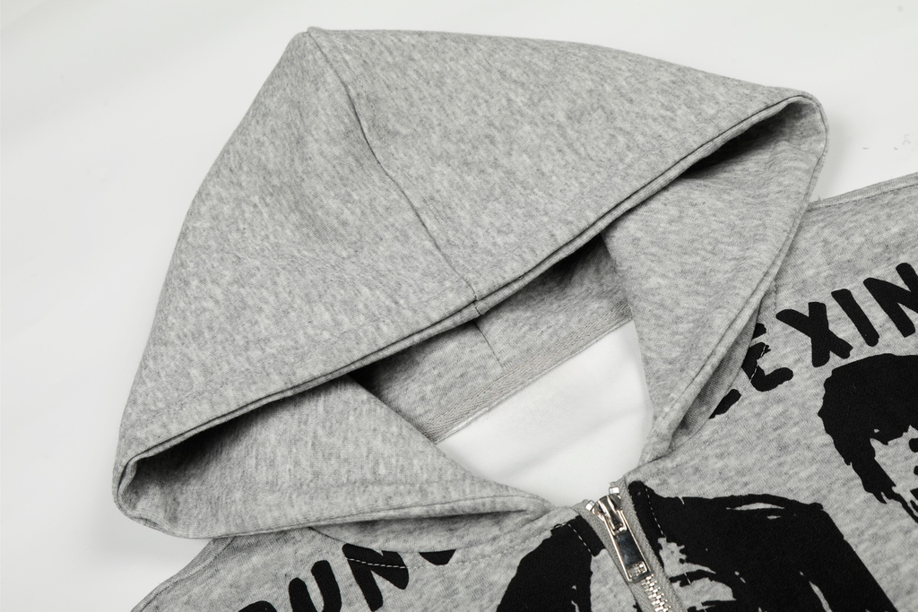 Omirad Street Manifesto Graphic Zip Hoodie