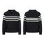 Omirad Striped Knit Polo Sweater