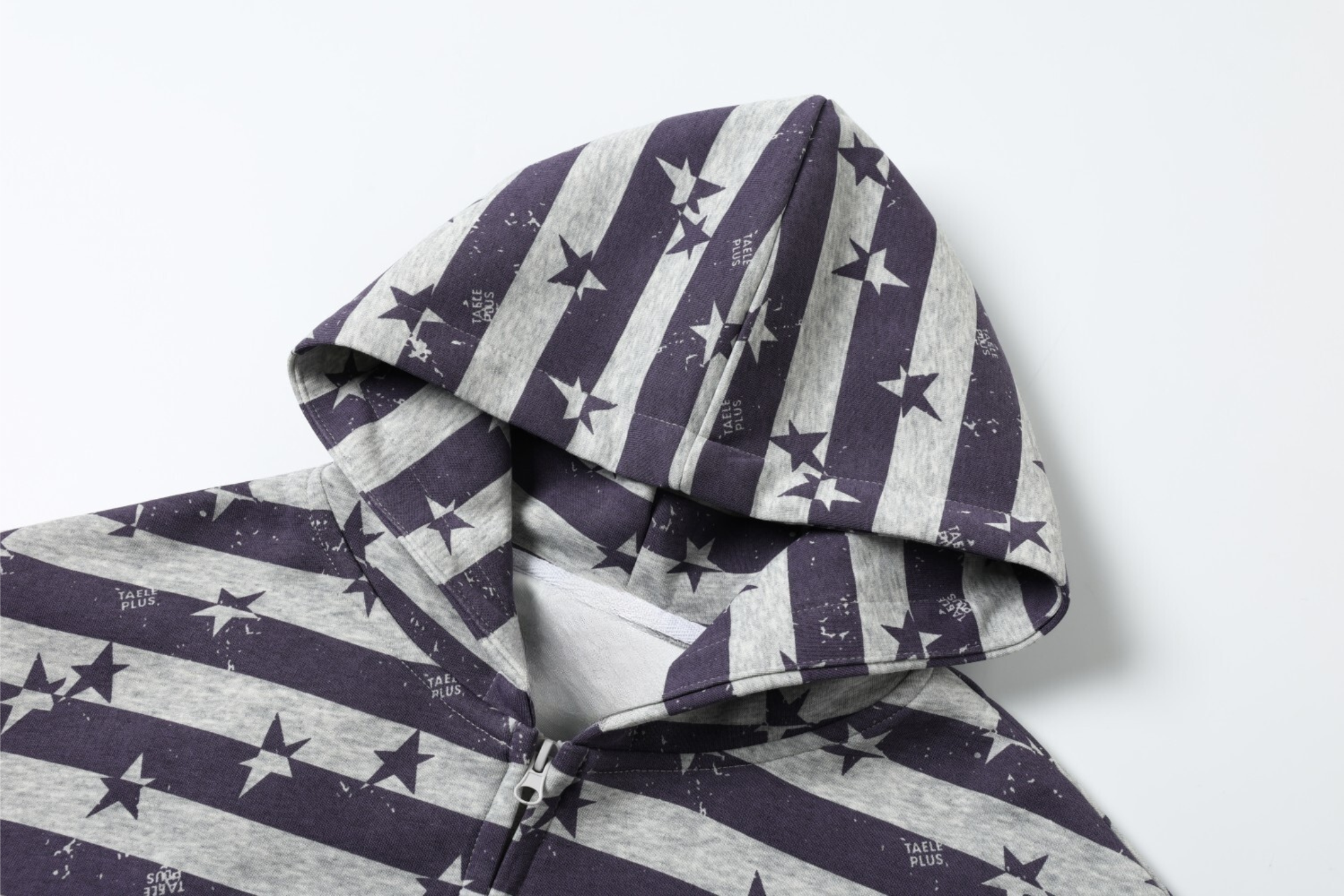 Omirad Zip-Up Graphic Hoodie