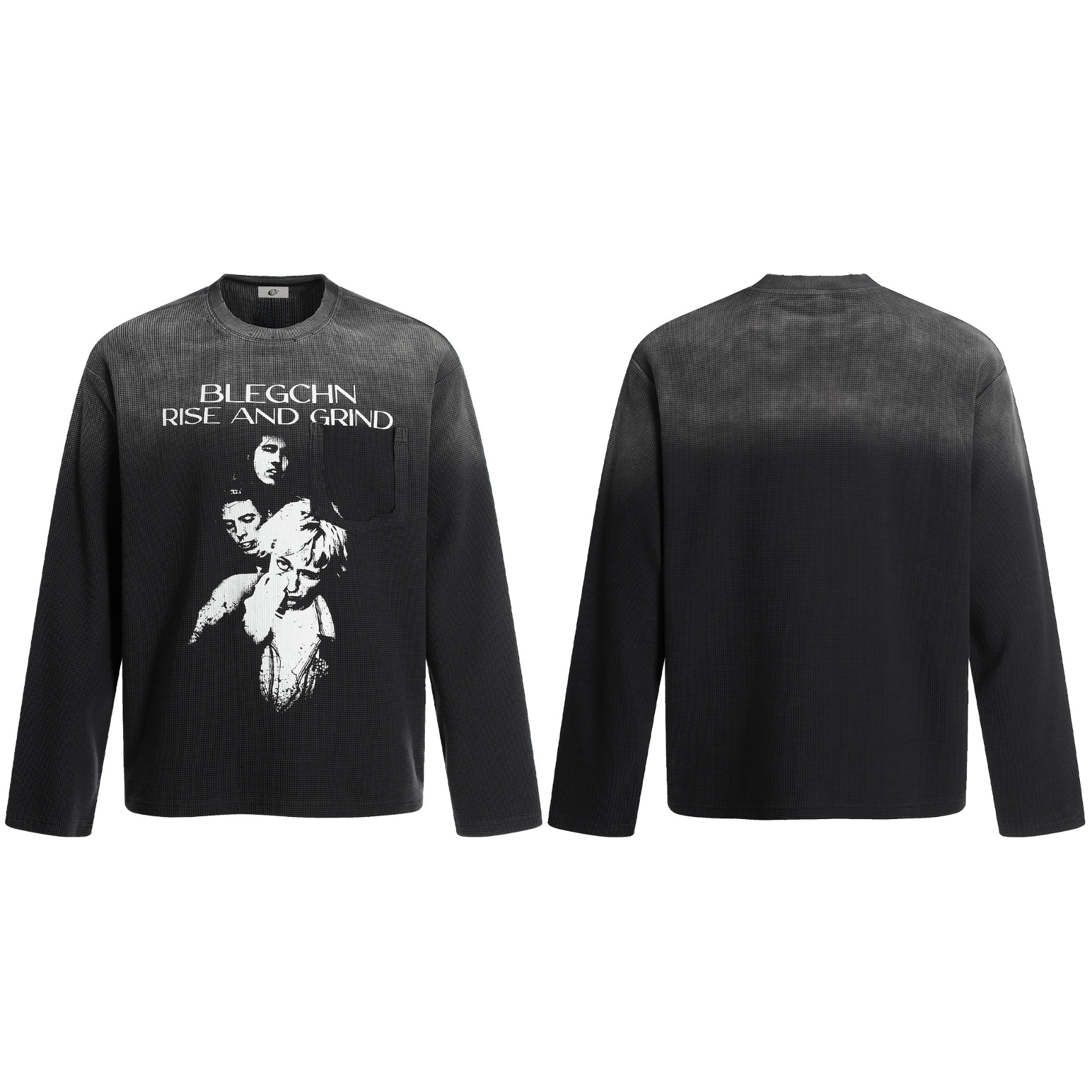 Omirad “Rise and Grind” Graphic Long Sleeve Tee