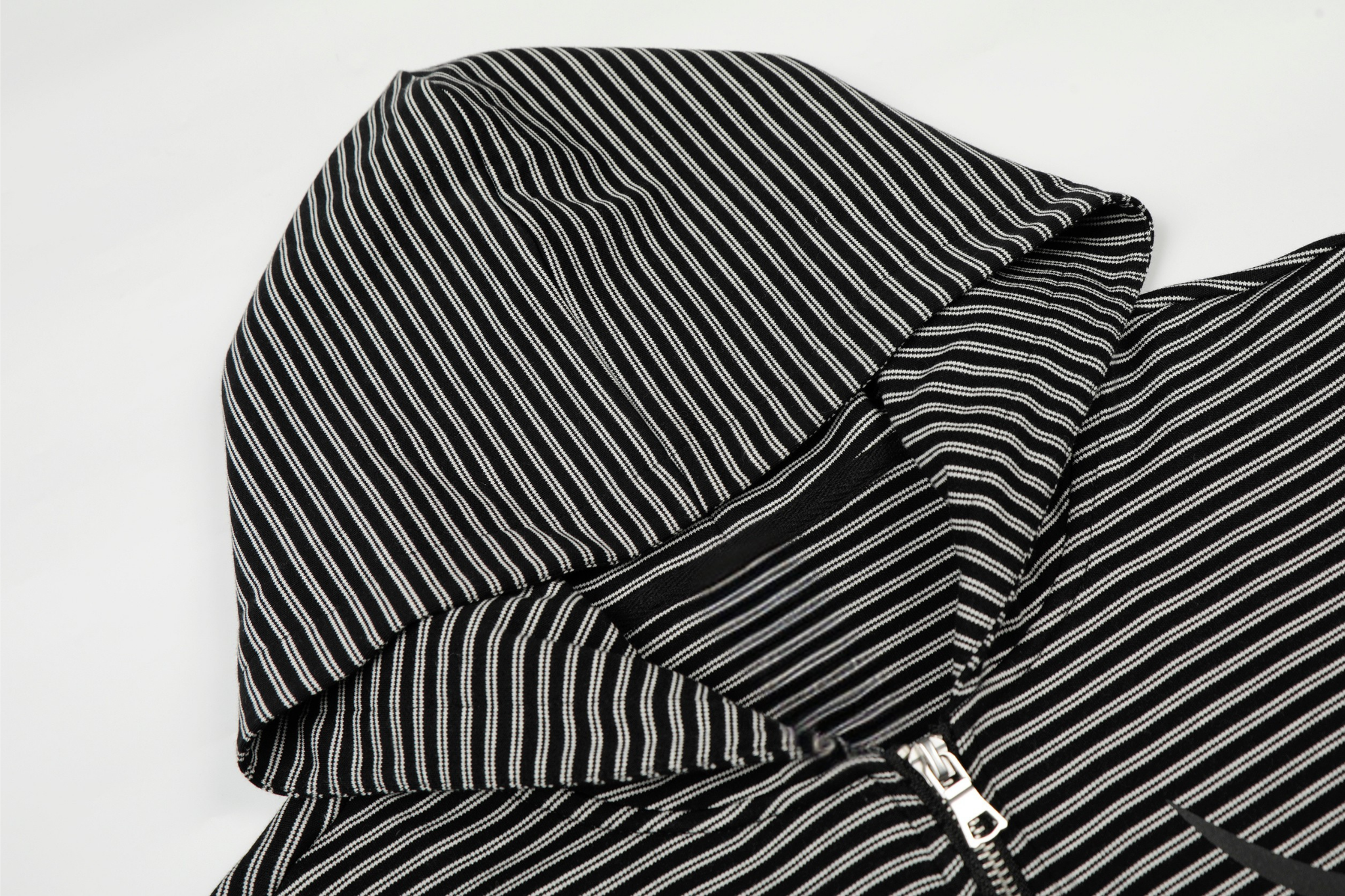 Omirad Striped Graphic Zip Hoodie