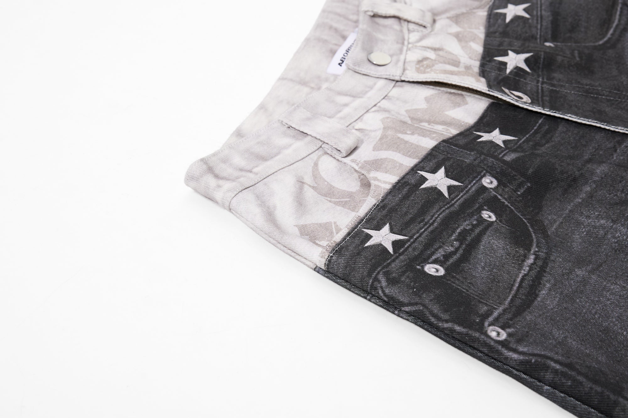 Omirad Layered Distressed Balloon Jeans
