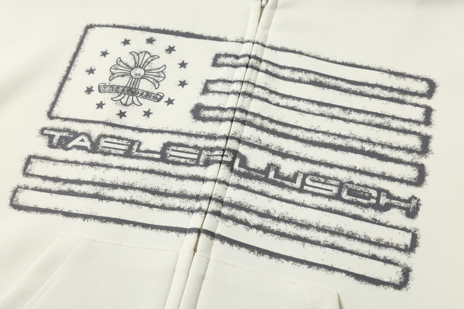 Omirad Vintage Flag Zip Hoodie