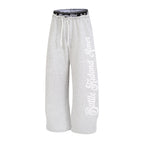 Omirad Script Logo Wide-Leg Sweatpants