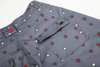 Omirad Star Print Wide-Leg Balloon Jeans
