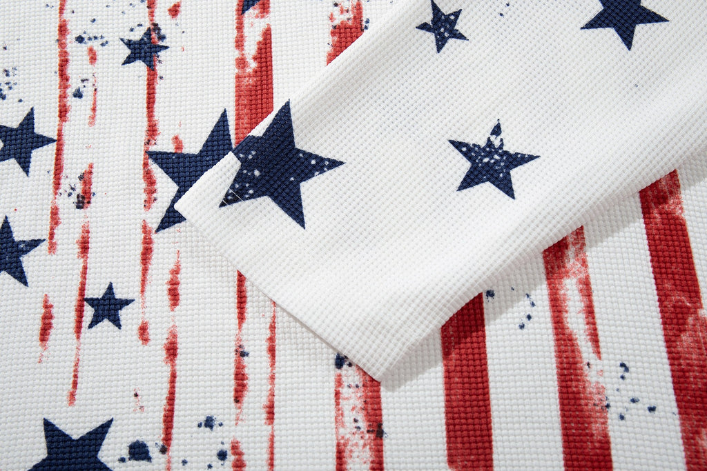 Omirad Vintage Flag Graphic Long Sleeve