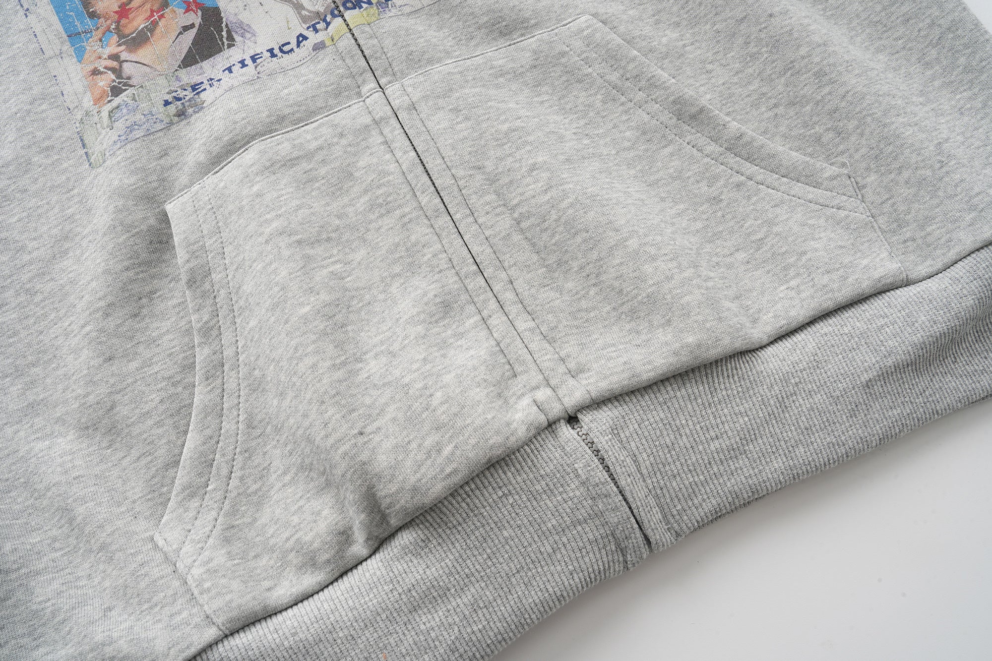 Omirad “Business Card” Graphic Zip Hoodie