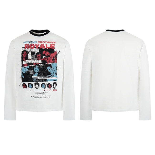 Omirad Vintage Collage Graphic Long Sleeve Hover Image