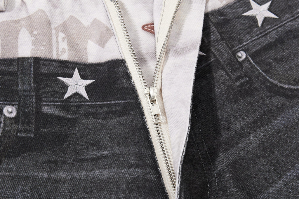 Omirad Layered Distressed Balloon Jeans