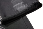 Omirad Cracked Logo Wide-Leg Sweatpants