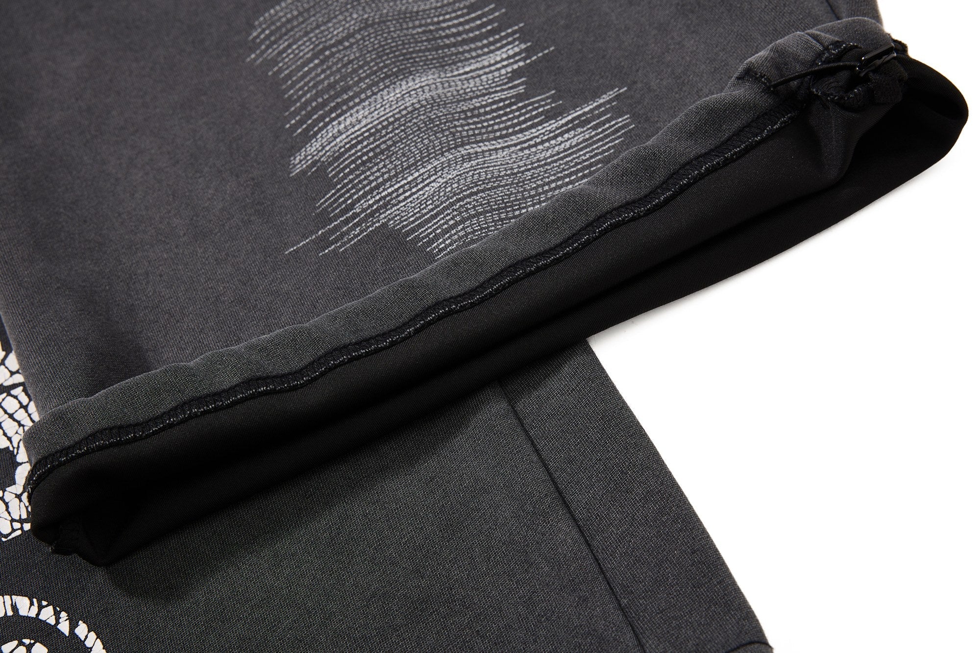 Omirad Cracked Logo Wide-Leg Sweatpants