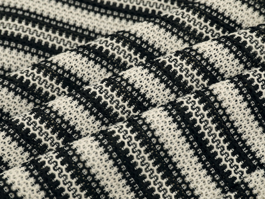 Omirad Striped Knit Long-Sleeve Polo