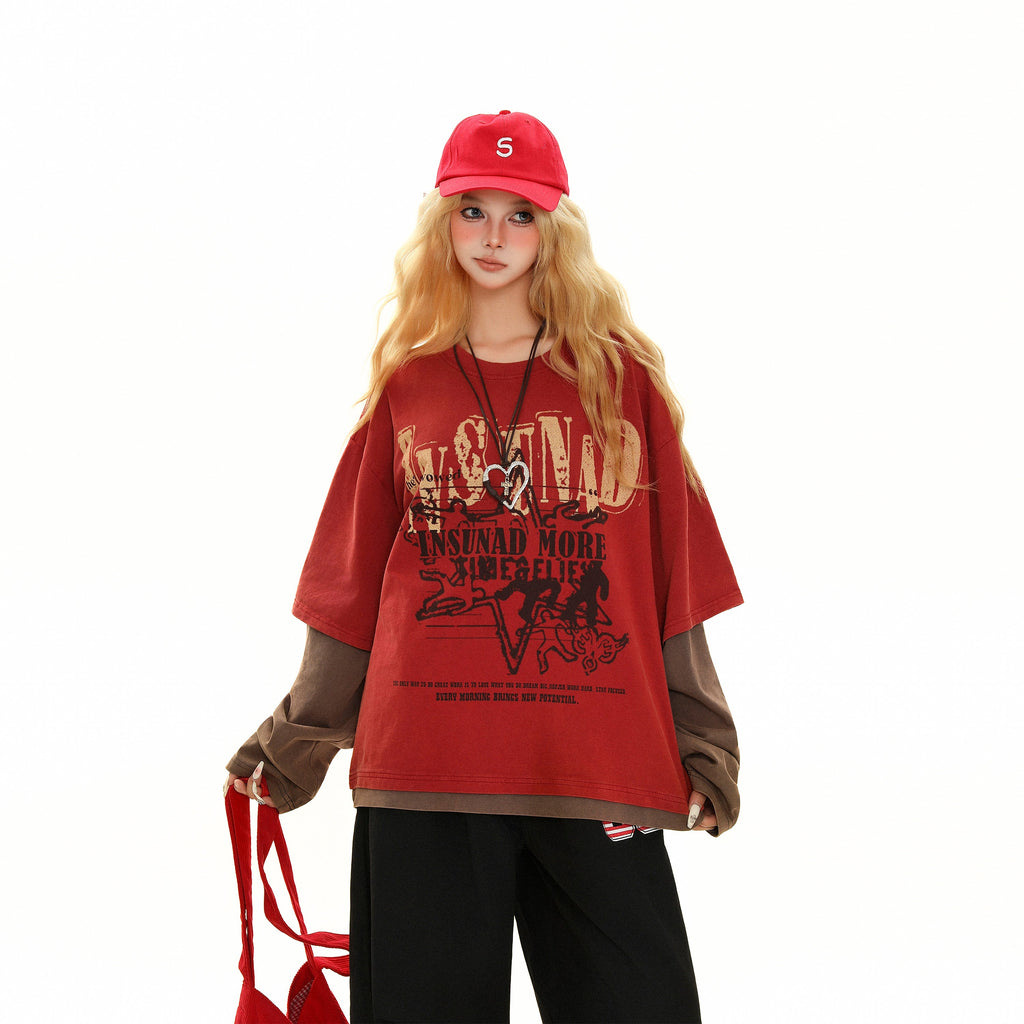 Omirad Layered Graphic Tee
