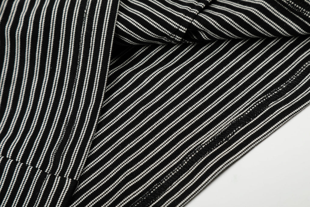Omirad Striped Graphic Zip Hoodie
