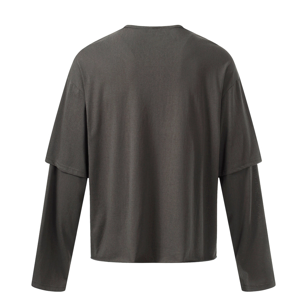 Omirad Layered Graphic Long Sleeve Tee