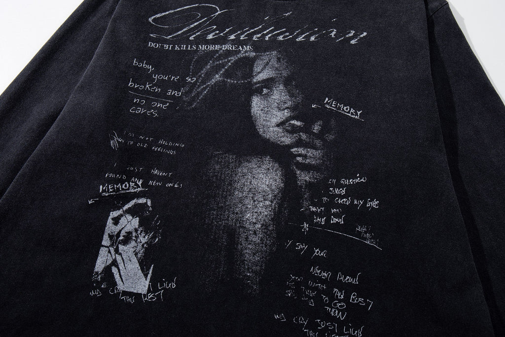 Omirad Washed Graphic Long Sleeve