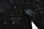 Omirad Washed Utility Flare Denim Jeans