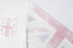 Omirad Union Jack Sleeve Henley Long Sleeve Tee