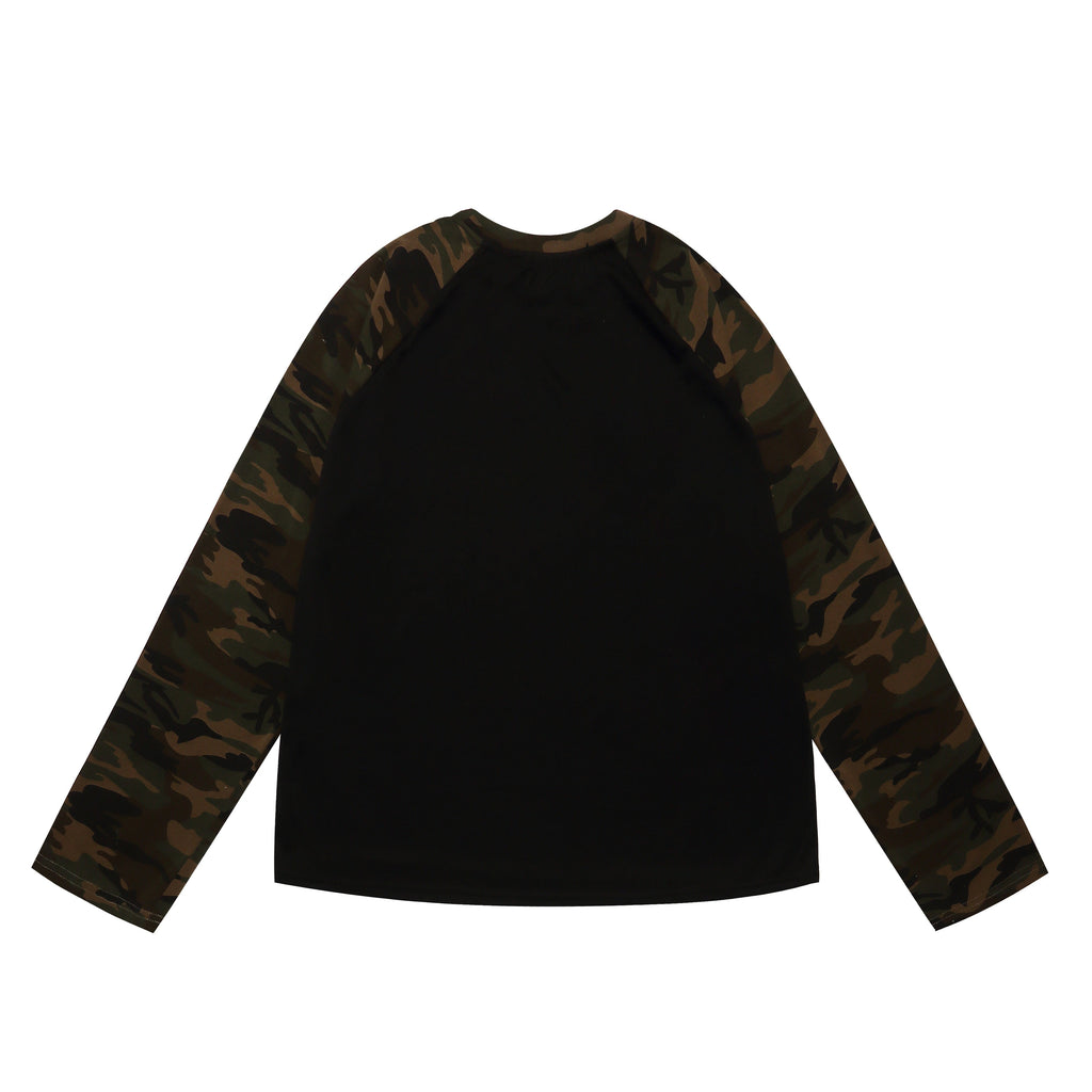 Omirad Camo Raglan Long Sleeve Tee