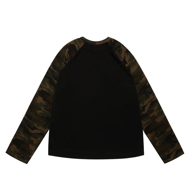 Omirad Camo Raglan Long Sleeve Tee Main Image