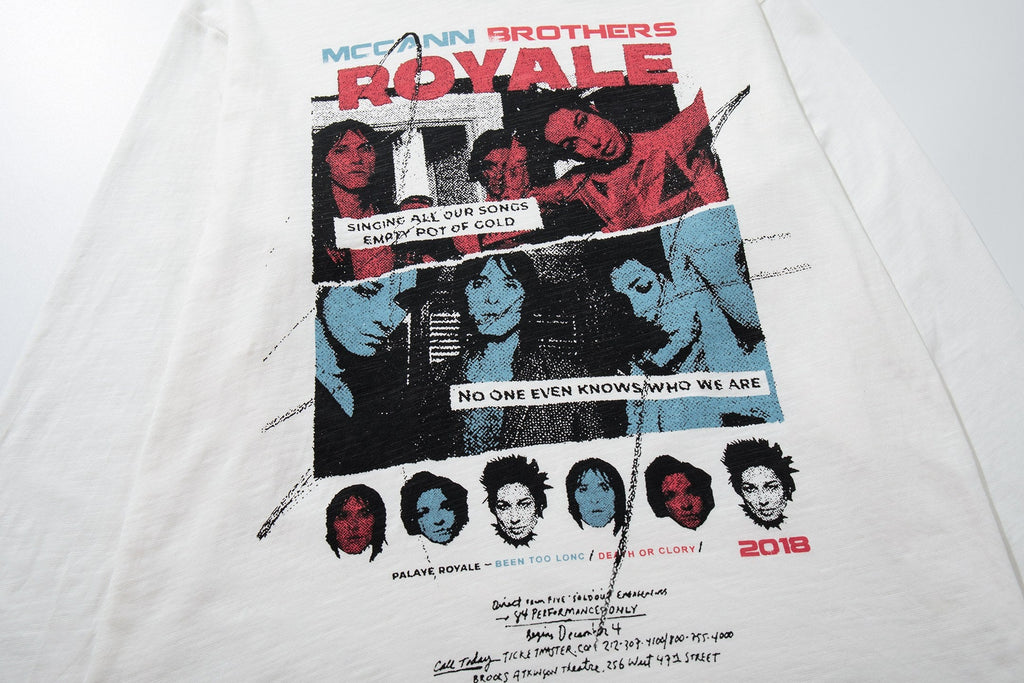 Omirad Vintage Collage Graphic Long Sleeve