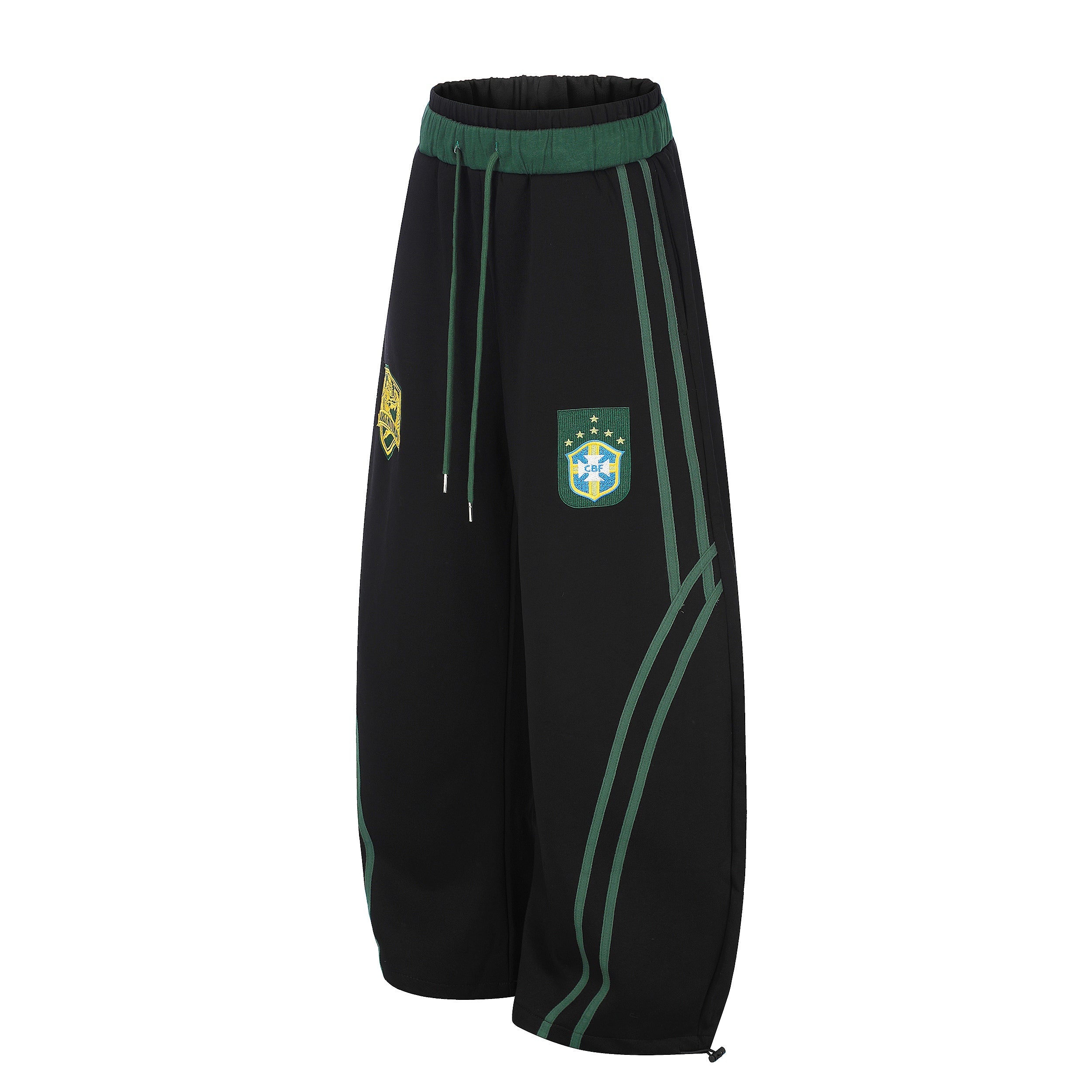 Omirad Soccer Crest Wide-Leg Track Pants