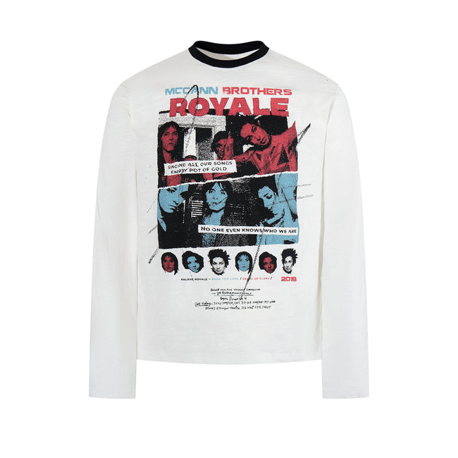 Omirad Vintage Collage Graphic Long Sleeve Main Image
