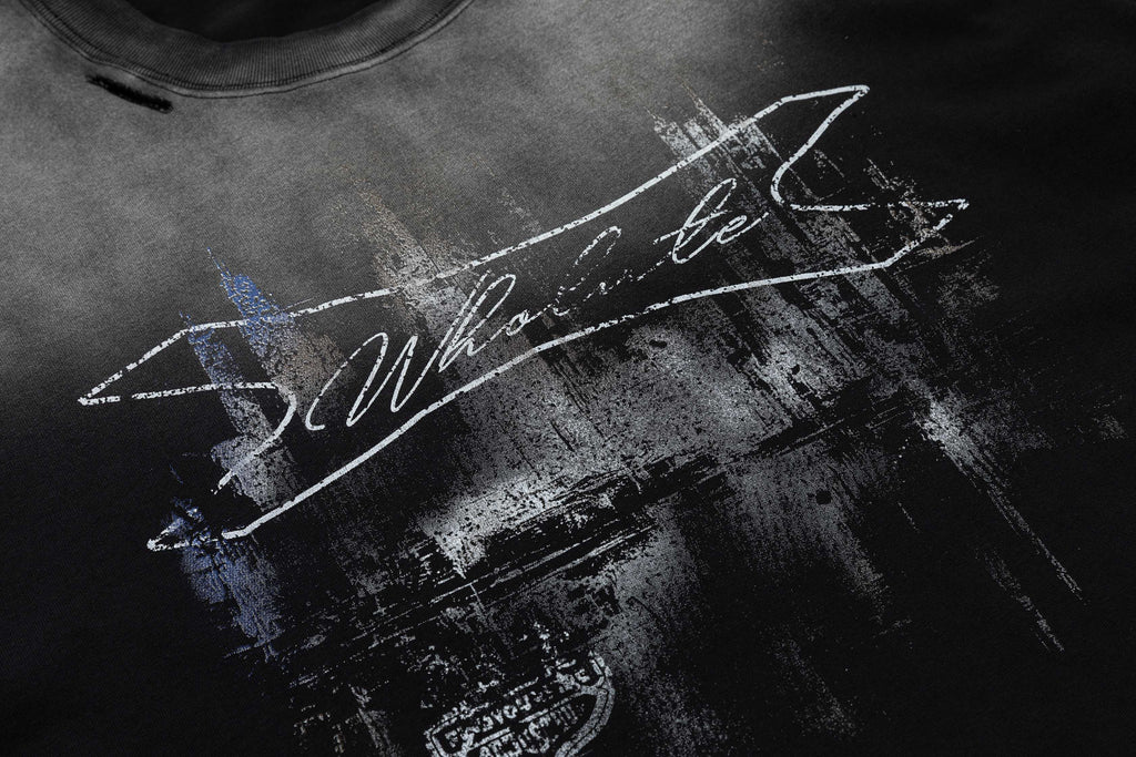 Omirad Layered Camo Sleeve Washed T-Shirt