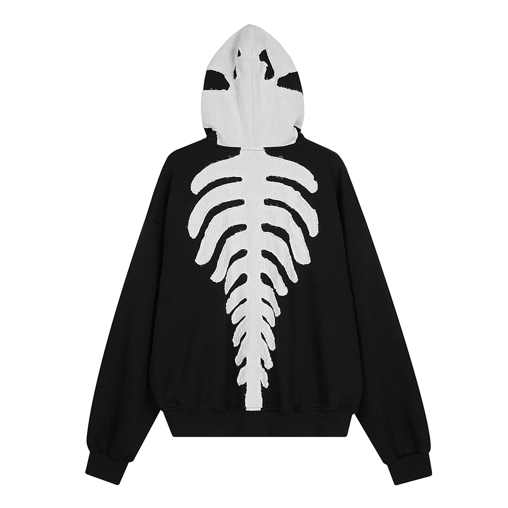 Omirad Skeleton Zip-Up Hoodie