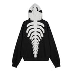 Omirad Skeleton Zip-Up Hoodie