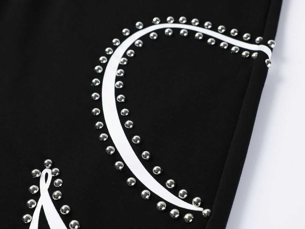 Omirad Studded Script Sweatpants