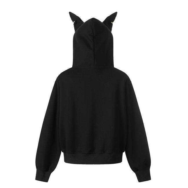 Omirad Leopard Panel Zip Hoodie Main Image