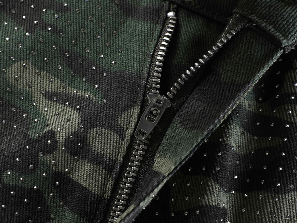 Omirad Camouflage Wide-Leg Jeans