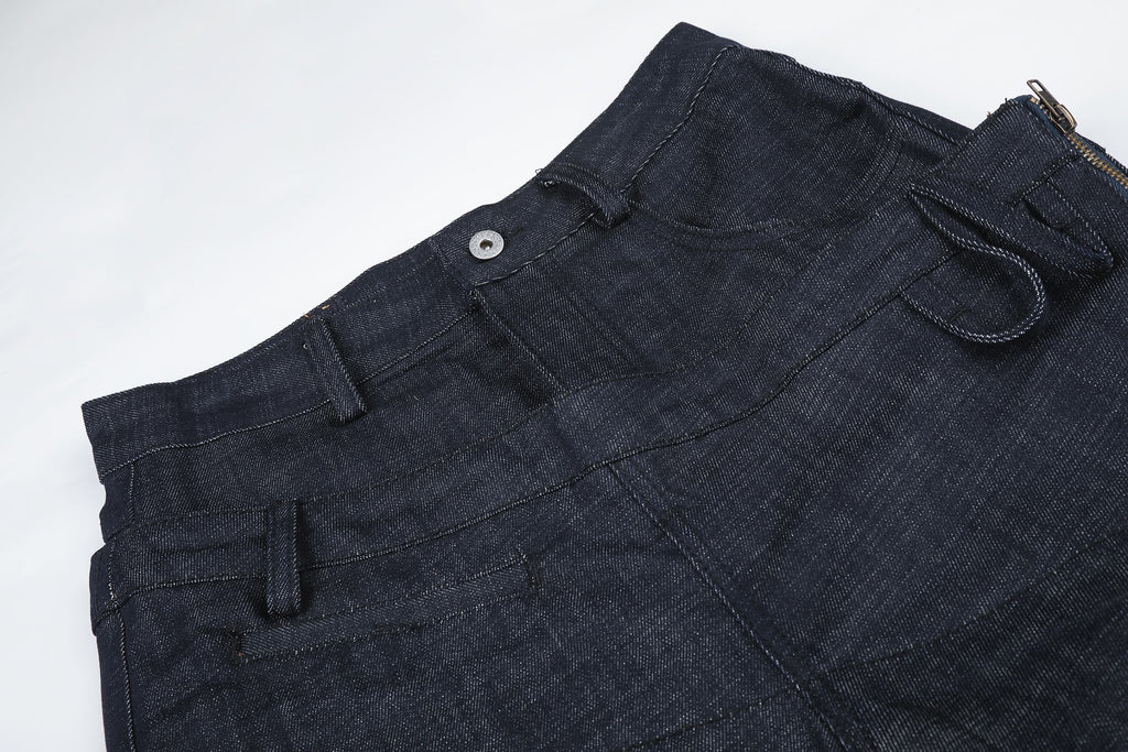Omirad Layered Waist Wide-Leg Jeans