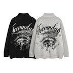Omirad Eye Vision Knit Zip Cardigan
