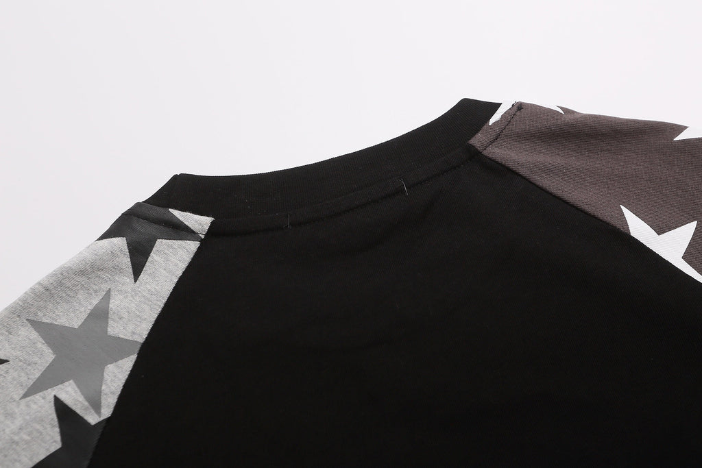 Omirad Star Sleeve Script Tee