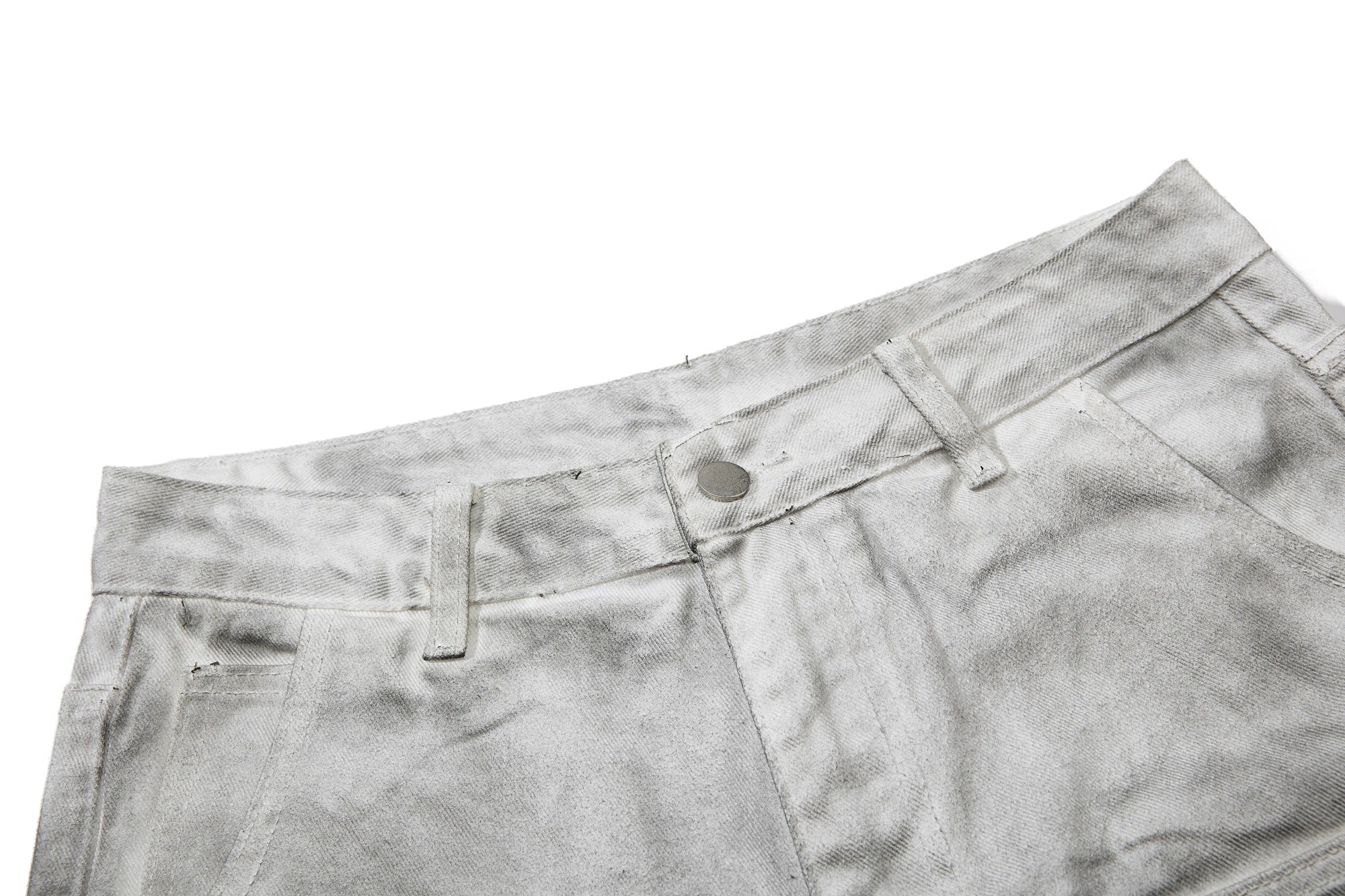 Omirad Washed Utility Flare Denim Jeans