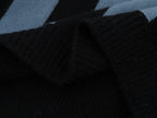 Omirad Striped Crest Knit Sweater