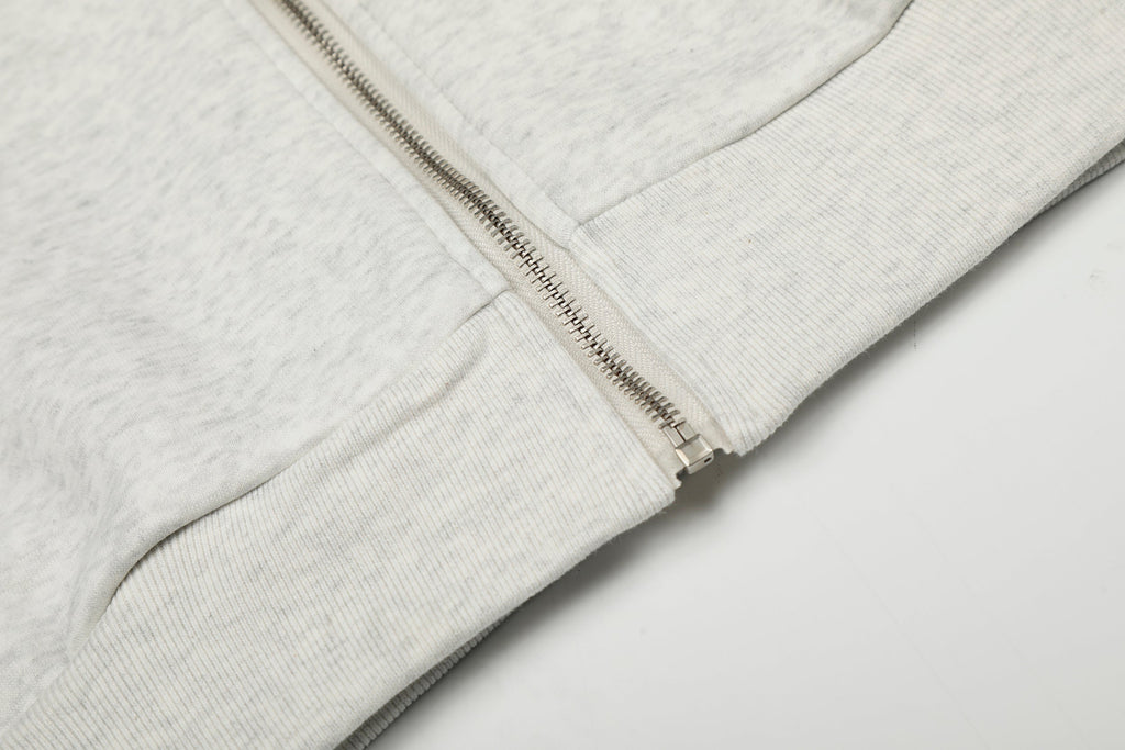 Omirad Cross Emblem Zip Hoodie