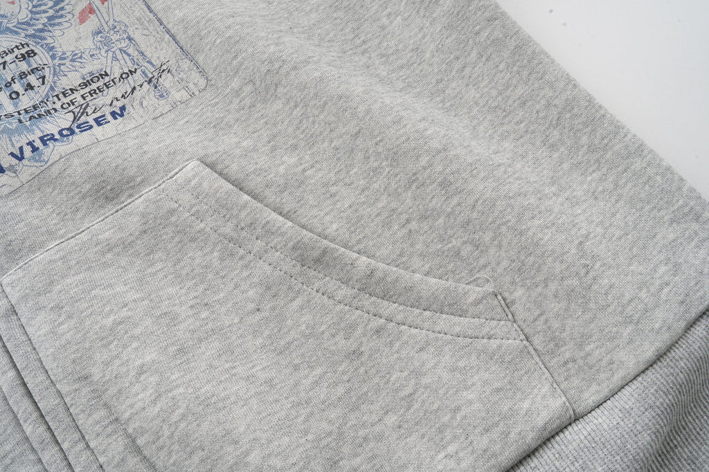 Omirad “Business Card” Graphic Zip Hoodie