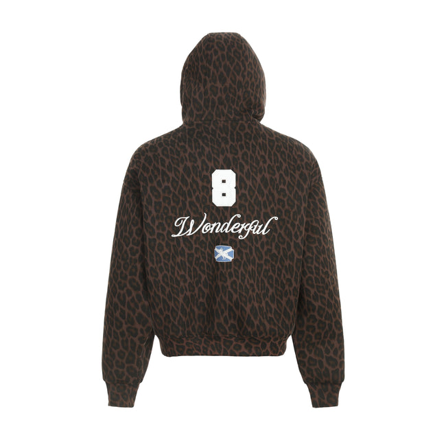 Omirad Leopard Crest Zip Hoodie Main Image