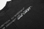 Omirad Waffle Knit Graphic Long Sleeve Tee