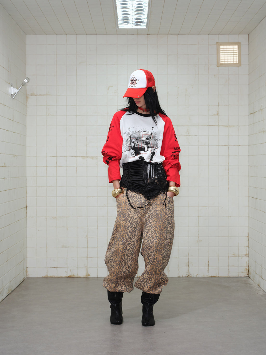 Omirad Graphic Raglan Long-Sleeve T-Shirt