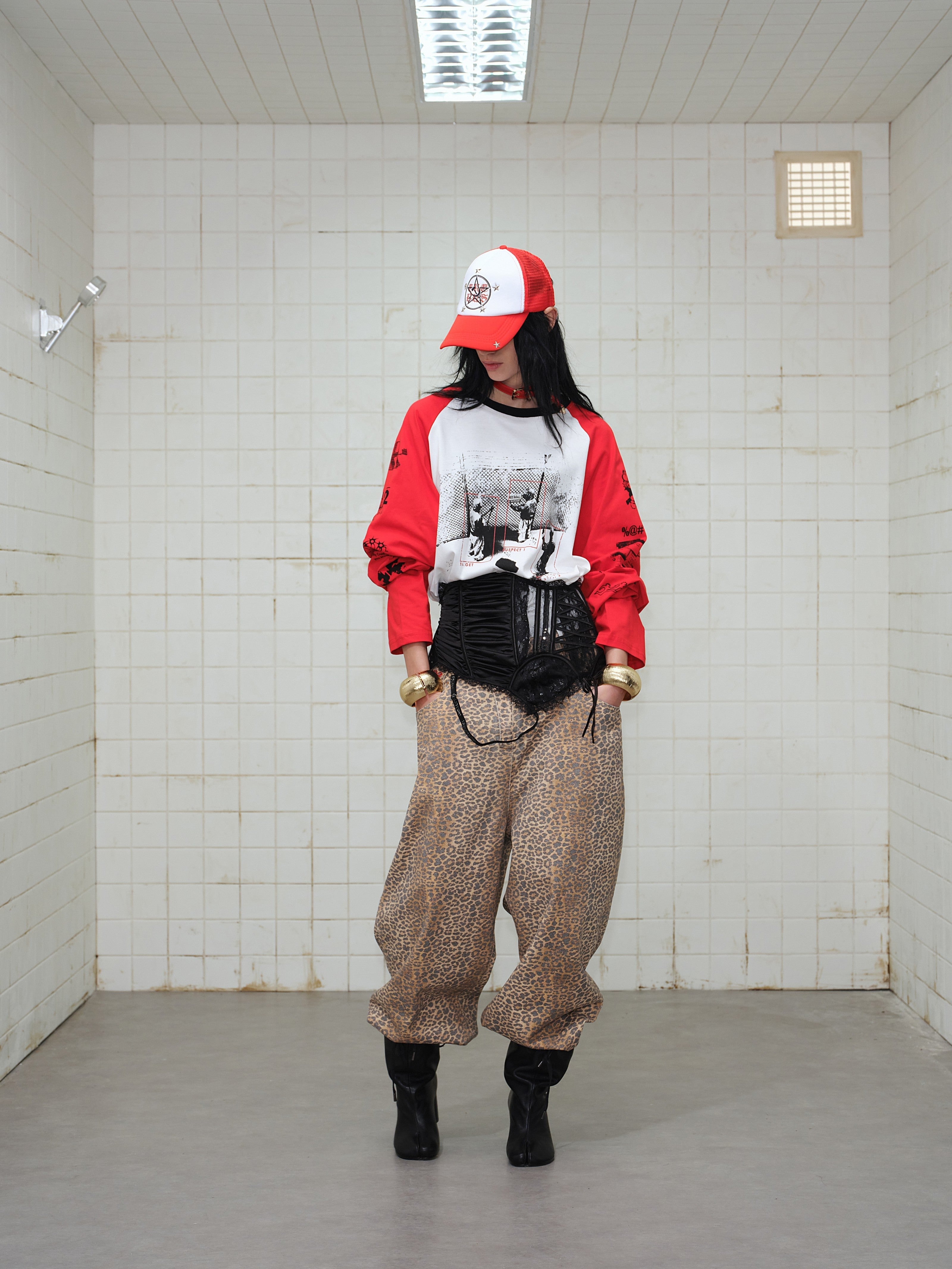 Omirad Graphic Raglan Long-Sleeve T-Shirt