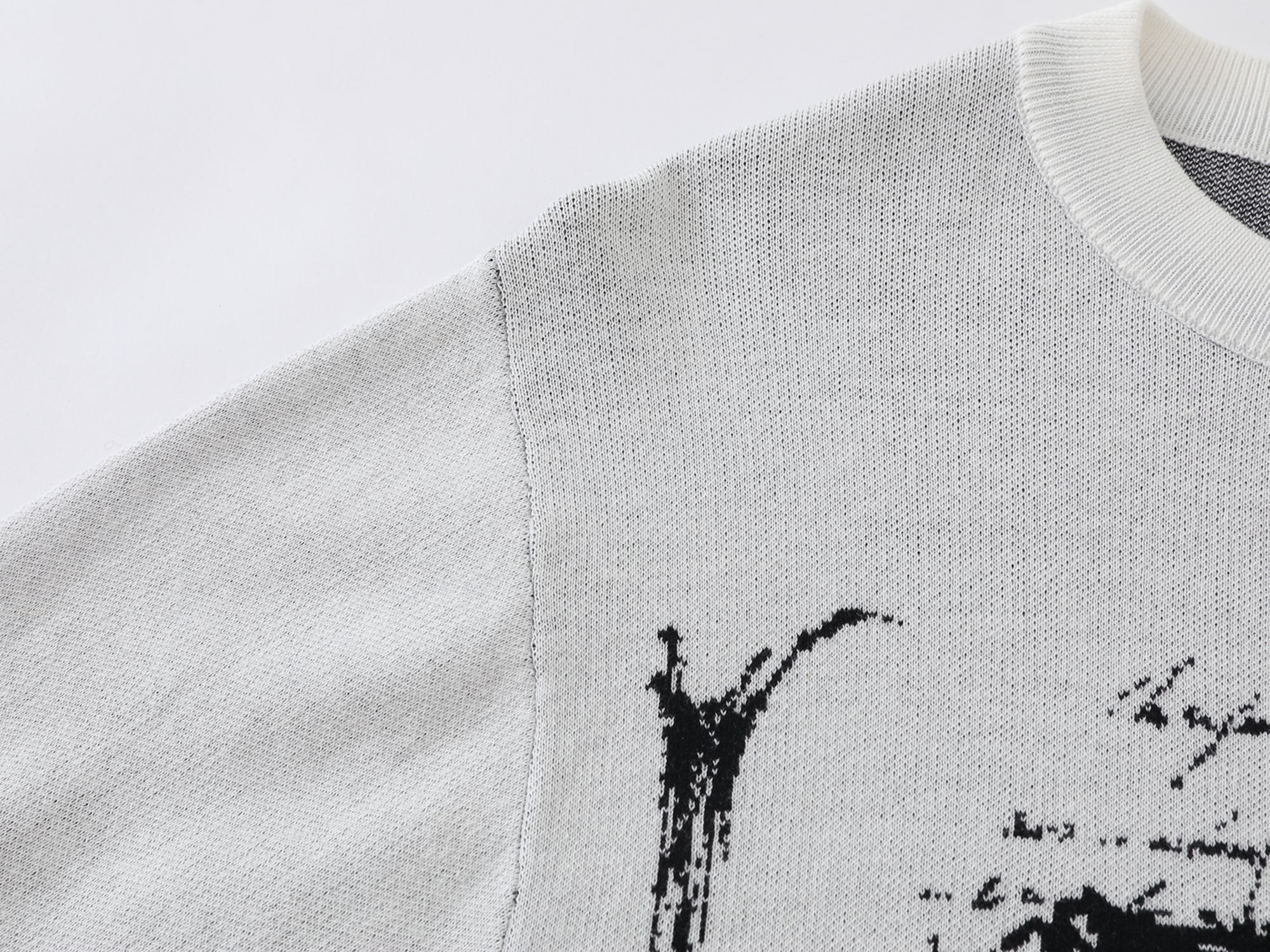 Omirad Gothic Cross Knit Sweater