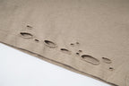 Omirad Layered Camo-Sleeve Distressed Graphic Tee