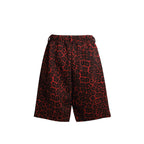 Omirad Leopard Print Loose Shorts