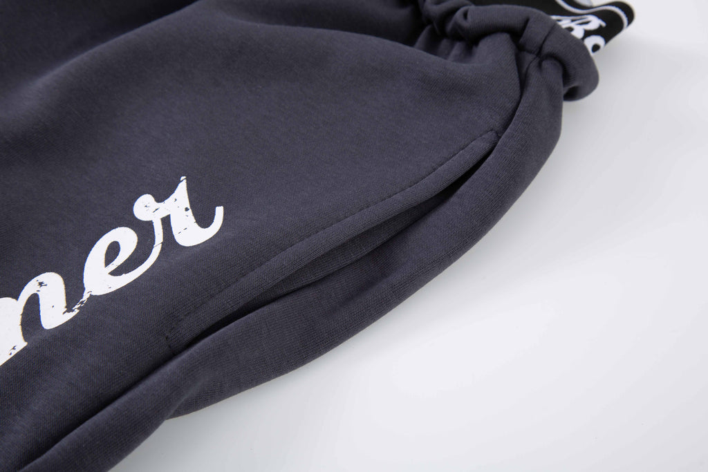 Omirad Script Logo Wide-Leg Sweatpants