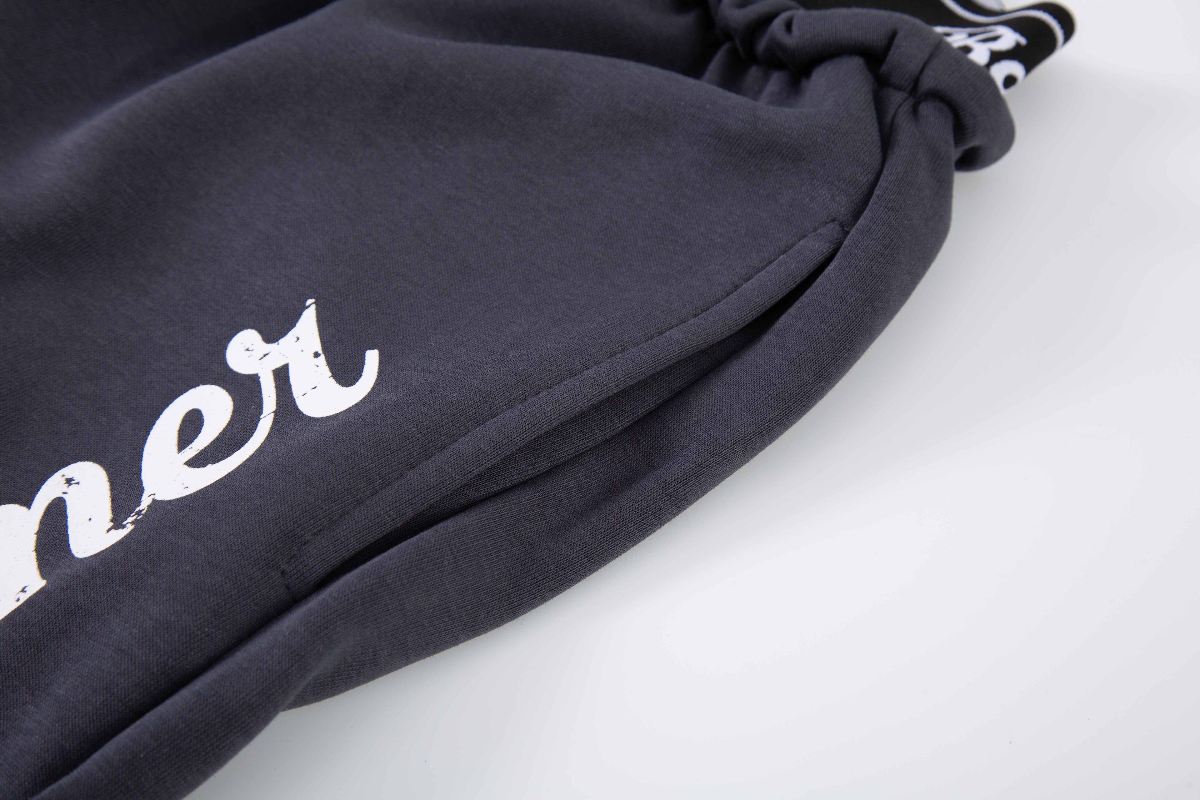 Omirad Script Logo Wide-Leg Sweatpants