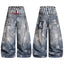 Omirad Layered Star Print Balloon Jeans